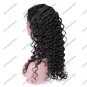 150% Density Virgin Human Hair Deep Wave Full lace Wigs 18inch