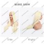 150% Density Platinum blonde Brazilian Human Hair Straight Full lace Wigs