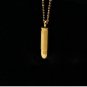 Golden Bullet Couple pendant 60cm High Quality Fashion Hiphop Gold plated long chain