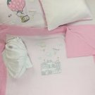 100%Cotton Jersey 4-Piece Baby Crib Bedding, Quilt Set-BALLOON