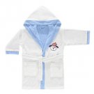 Cotton Hooded Embroidered Toddler Bathrobe-BRAVE PIRATES