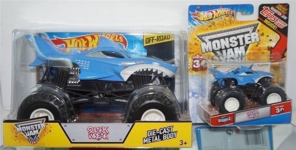 monster jam shark remote control car