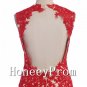 Sleeveless Mermaid Red Applique Prom Dresses, Dresses for Prom