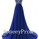 A-Line Green Beading Prom Dresses, Dresses for Prom