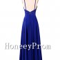 Spaghetti Straps A-Line Beaded Prom Dresses, Dresses for Prom