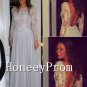 Long Sleeve Open Back Prom Dresses, Dresses for Prom