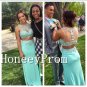 Elegant Two Piece Beading Prom Dresses, Dresses for Prom