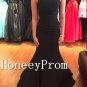 Sweep Train Black Mermaid Prom Dresses, Dresses for Prom
