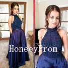 Two Piece High Neck Prom Dresses, Dresses for Prom