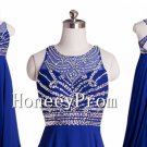 A-Line Beading Long Prom Dresses, Dresses for Prom