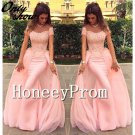 Off Shoulder Short Sleeve Prom Dresses, Dresses for Prom