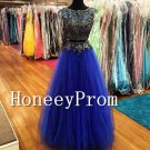 Elegant Beaded Royal Blue Prom Dresses, Dresses for Prom