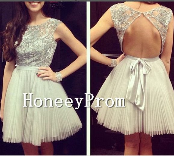 Cap Sleeve Short Mini Prom Dresses, Dresses for Prom