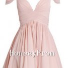 Off Shoulder Short Chiffon Prom Dresses, Dresses for Prom