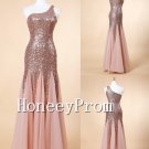 One Shoulder Sparkly Sequins Prom Dresses, Dresses for Prom