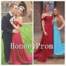 Off Shoulder A-Line Prom Dresses, Dresses for Prom