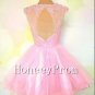Short Pink Cap Sleeve Prom Dresses, Dresses for Prom