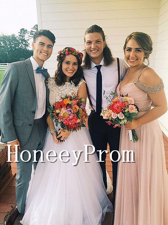 A-Line Off Shoulder Prom Dresses, Dresses for Prom
