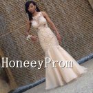 Lace Tulle Mermaid Applique Prom Dresses, Dresses for Prom