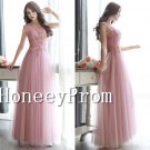 Sleeveless Applique A-Line Prom Dresses, Dresses for Prom