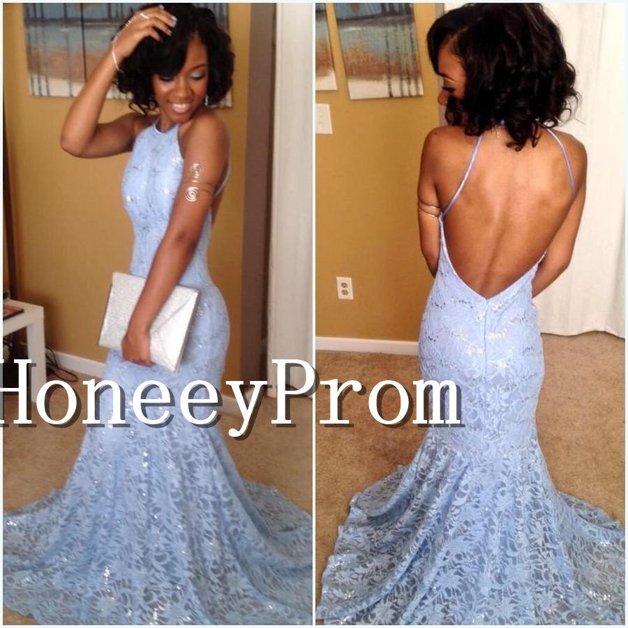 Open Back Floor Length Prom Dresses, Dresses for Prom