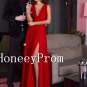 Deep V-Neck A-Line Prom Dresses, Dresses for Prom