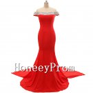 Off Shoulder Floor Length Prom Dresses, Dresses for Prom