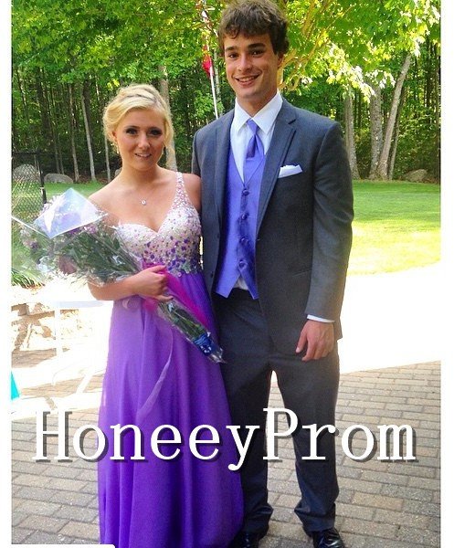 One Shoulder Hot Pink Prom Dresses, Dresses for Prom