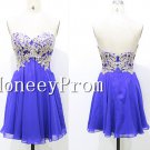 Short Mini Applique Purple Prom Dresses, Dresses for Prom