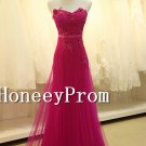 Sweetheart A-Line Red Prom Dresses, Dresses for Prom