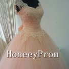 Elegant Beaded A-Line Prom Dresses, Dresses for Prom