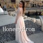 Long Sleeve Beading A-Line Prom Dresses, Dresses for Prom