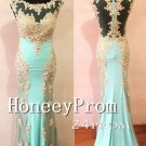 Elegant Applique Mermaid Long Prom Dresses, Dresses for Prom