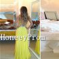 A-Line Chiffon Applique Long Prom Dresses, Dresses for Prom