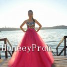 Sweetheart Crystal A-Line Prom Dresses, Dresses for Prom