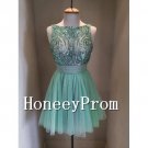 Sleeveless Sequin Short Prom Dresses, Dresses for Prom