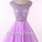 Off Shoulder Purple Short Prom Dresses, Dresses for Prom
