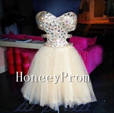 Short Mini Beading Prom Dresses, Dresses for Prom
