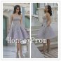 Strapless Knee Length Sequin Prom Dresses, Dresses for Prom