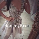 Sexy V-Neck Short Prom Dresses, Dresses for Prom