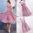 Knee Length Applique Prom Dresses, Dresses for Prom