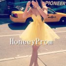 Short Yellow Cute Prom Dresses, Dresses for Prom