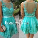 Short Lace Beads Prom Dresses, Dresses for Prom