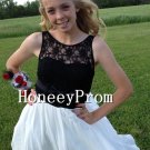 Black And White Short Prom Dresses, Dresses for Prom