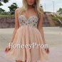 Short Mini Crystals Prom Dresses, Dresses for Prom