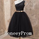One Shoulder Knee Length Prom Dresses, Dresses for Prom