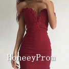 Off Shoulder Sheath Short Prom Dresses, Dresses for Prom