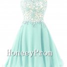 Off Shoulder Applique Short Prom Dresses, Dresses for Prom