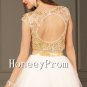 Elegant Two Piece Short Prom Dresses, Dresses for Prom