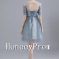 Short Sleeve Tulle Prom Dresses, Dresses for Prom